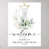 Poster Bienvenue à la réception de mariage au thème de ve (Devant)