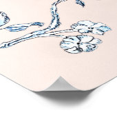 Poster Bienvenue à la réception de mariage French Toile B (Coin)