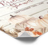 Poster Bienvenue à la réception de mariage Rustic Wood Wh (Coin)