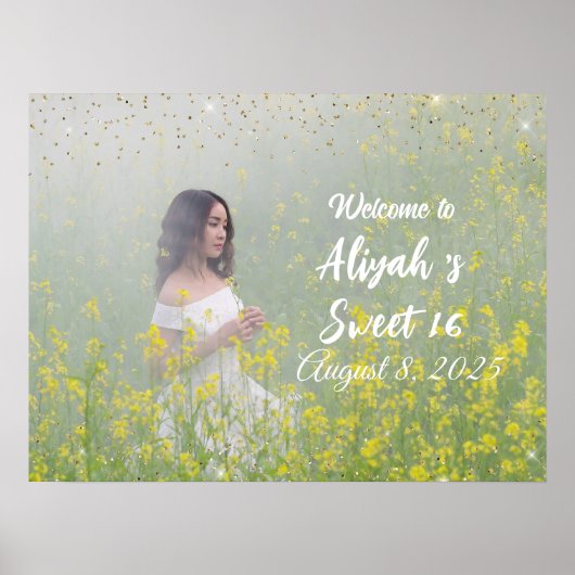 Poster Bienvenue à la Sweet 16 Celebration (Devant)