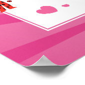 Poster Bienvenue à l'anniversaire de Ladybug Chibi (Coin)