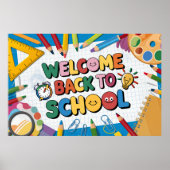 Poster Bienvenue à l'école (Devant)