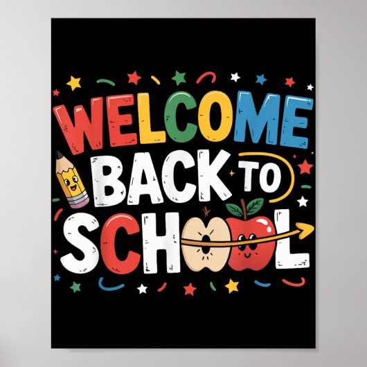 Poster Bienvenue À L'École Appréciation Des Enseignants E (Devant)