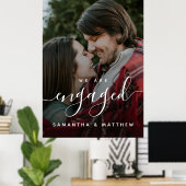 Poster Bienvenue à l'engagement signent avec photo (Bureau à domicile)