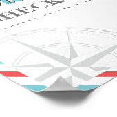 Poster Bienvenue à l'enregistrement des invités de voyage (Coin)