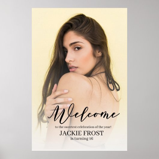Poster Bienvenue à Mes Douze Ans Fille (Devant)