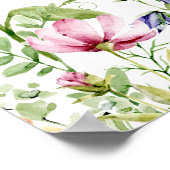 Poster Bienvenue à nos Fleurs sauvages du brunch du diman (Coin)