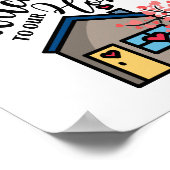 Poster Bienvenue À Notre Maison (Coin)