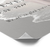 POSTER BIENVENUE À NOTRE MARIAGE (Coin)