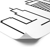 Poster Bienvenue à notre mariage à Brooklyn ! (Coin)