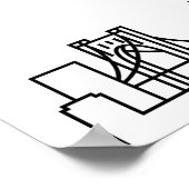 Poster Bienvenue à notre Mariage de Pittsburgh ! (Coin)