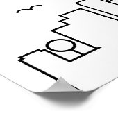 Poster Bienvenue à Notre Mariage San Diego ! (Coin)