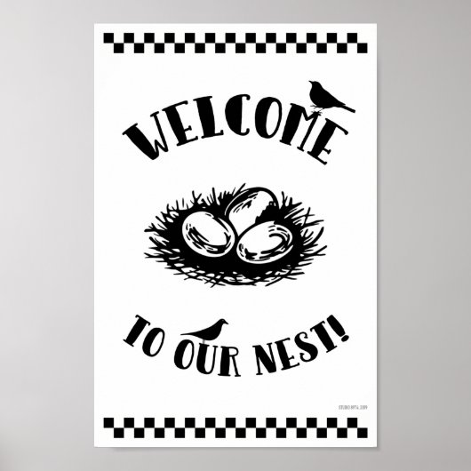 POSTER BIENVENUE À NOTRE NIVEAU ! (Devant)