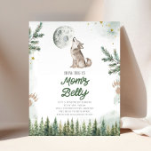 Poster Bienvenue à Pack Forest Wolf Big Is Mom Belly