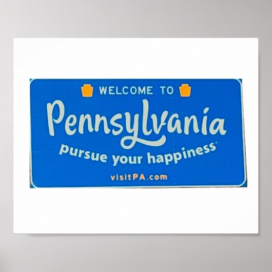 Poster Bienvenue à Pennsylvania Carnet Postcard (Devant)
