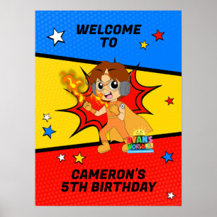 Poster Bienvenue à Ryan's World Birthday