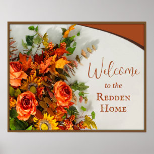 Poster Bienvenue à Thanksgiving