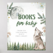 Poster Bienvenue à The Pack Forest Wolf Books pour bébé (Devant)