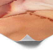 Poster Bienvenue à une élégante douche nuptiale à l'encre (Coin)