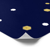 Poster Bienvenue à une fête d'anniversaire de 90 ans avec (Coin)