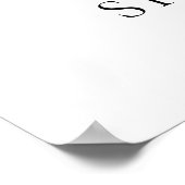 Poster Bienvenue à une fête prénuptiale de citron méditer (Coin)