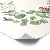 Poster Bienvenue à une joyeuse petite fête de fiançailles (Coin)