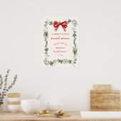 Poster Bienvenue à une joyeuse petite fête de mariage de  (Cuisine)