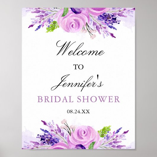 Poster Bienvenue à une réception de mariage rustique lava (Devant)