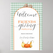 Poster Bienvenue Amis Donnant 2024, Dîner d'Action de grâ (Devant)