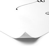 Poster Bienvenue Animaux Bébés Forêt Verte Tendance (Coin)