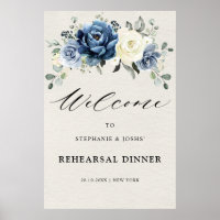 Bienvenue au dîner de répétition Dusty Blue Champa