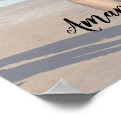 Poster Bienvenue au mariage photo (Coin)