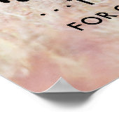 Poster Bienvenue au Mariage Simple Moderne Écriture Noire (Coin)