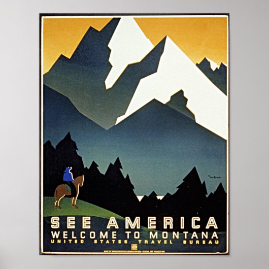 Poster Bienvenue au Montana, (Devant)