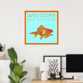 Poster Bienvenue au retour à l'école (Bureau à domicile)