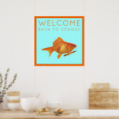 Poster Bienvenue au retour à l'école (Cuisine)
