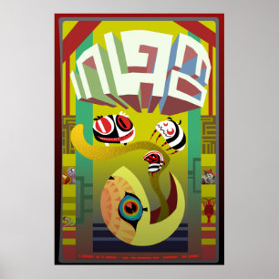 Poster Bienvenue au Salon