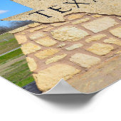 Poster Bienvenue au Texas (Coin)