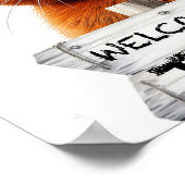 Poster Bienvenue au Texas (Coin)