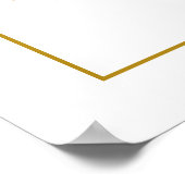 Poster Bienvenue au Thé de Mariage Fleur Sauvage Séchée (Coin)