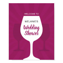 Bienvenue au Wedding shower de dégustation de vin