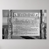 Poster Bienvenue au Wyoming 1959 (Devant)