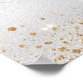 Poster Bienvenue aux tournesols de shower de mariée argen (Coin)