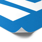 Poster Bienvenue Bienvenidos Bannière Anglais Espagnol (Coin)