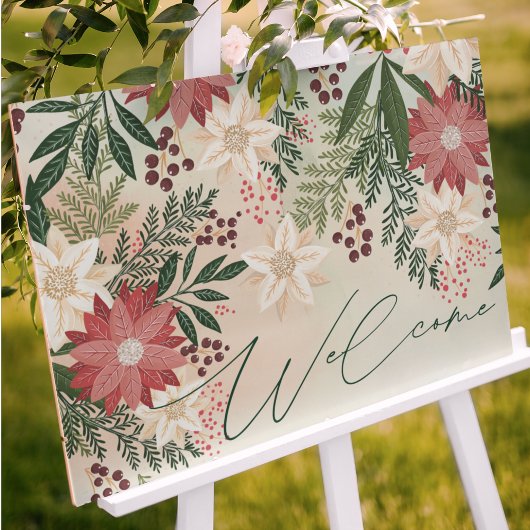 Poster BIENVENUE | Botanique Splendor Noël