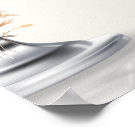 Poster Bienvenue Bubbles & Brews Automne Fleur sauvage Do (Coin)