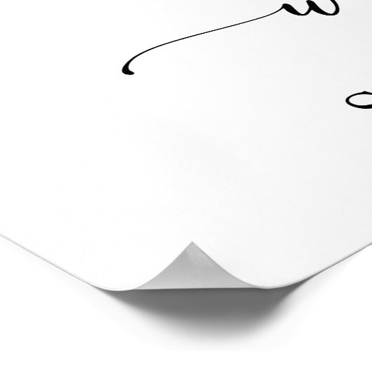 Poster Bienvenue dans la forêt tendance avec des bébés an (Coin)