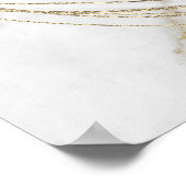 Poster Bienvenue dans le marbre doré de l'engagement de m (Coin)