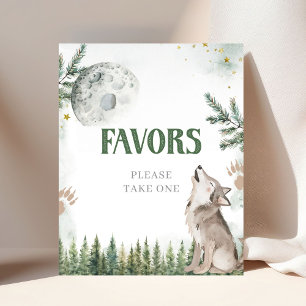 Poster Bienvenue dans le Pack Forest Wolf