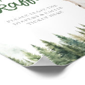 Poster Bienvenue dans le Pack Forest Wolf Diaper Raffle (Coin)